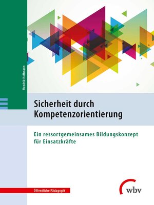 cover image of Sicherheit durch Kompetenzorientierung